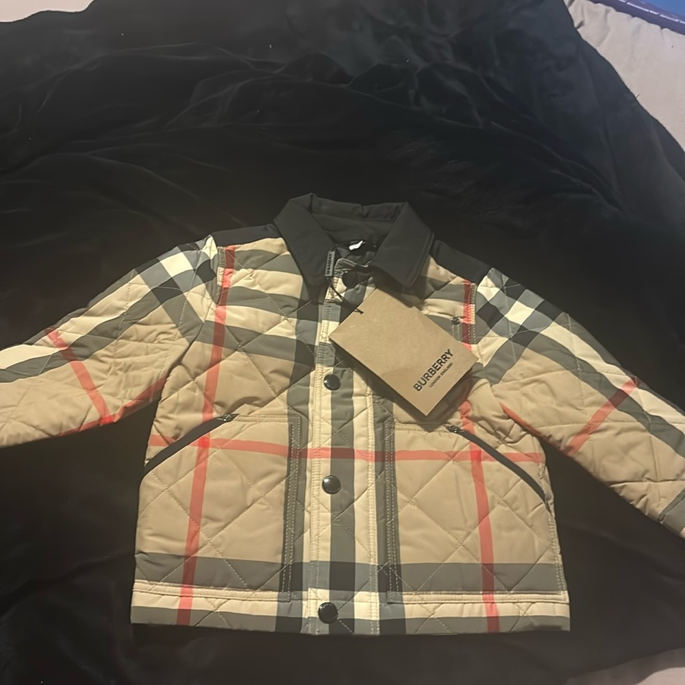 Baby Burberry jacket net